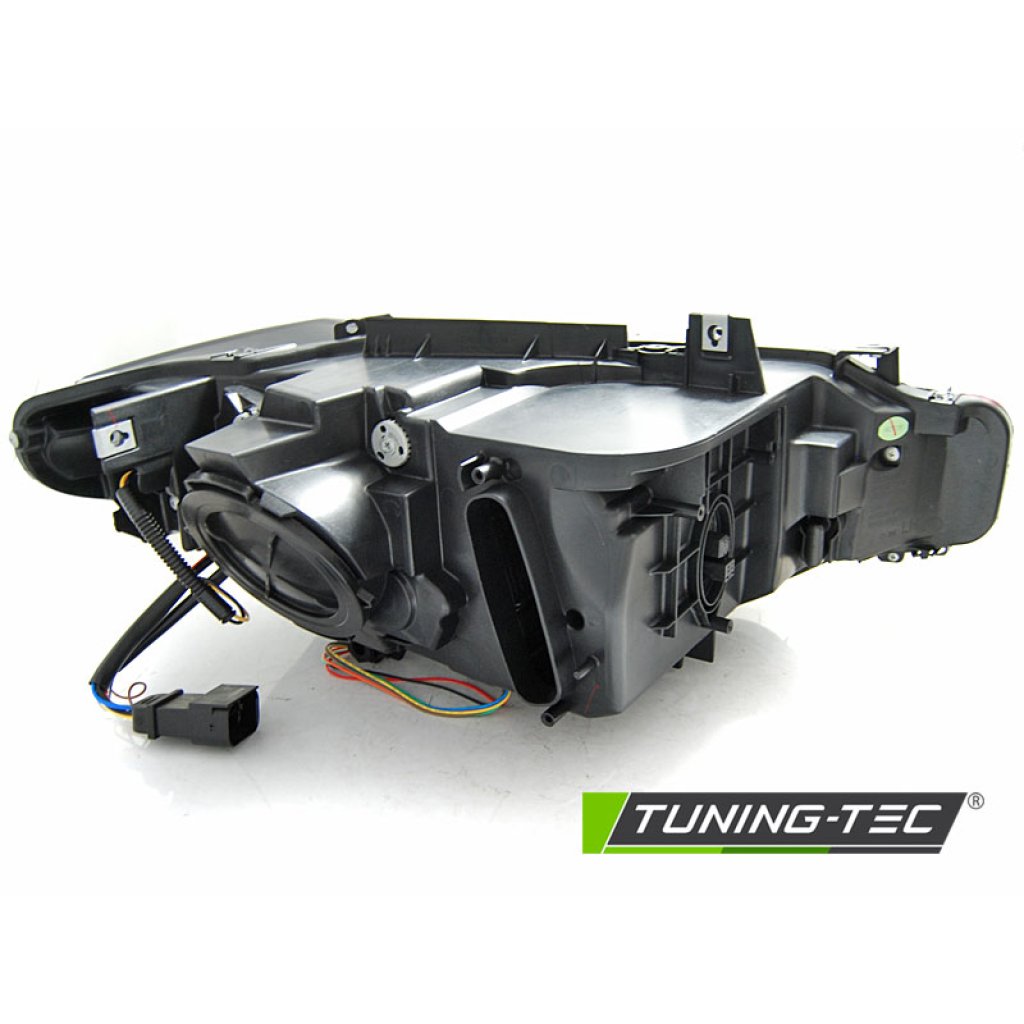 Přední světla s LED Angel Eyes DRL BMW 3 F30/F31 xenon AFS 10-15 černá
