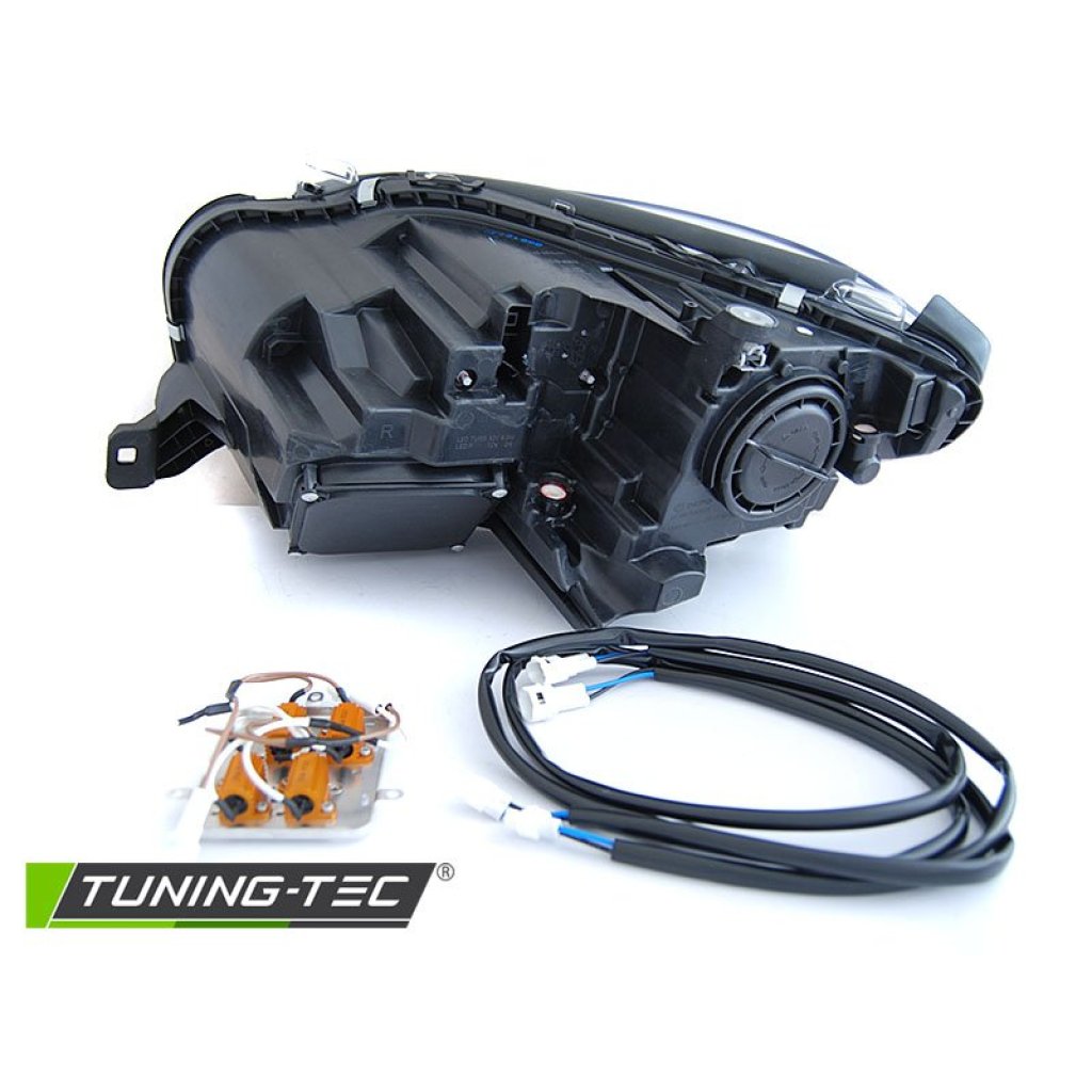 Přední světla s LED blinkrem, Mercedes-Benz M W166 2011-2015 černá
