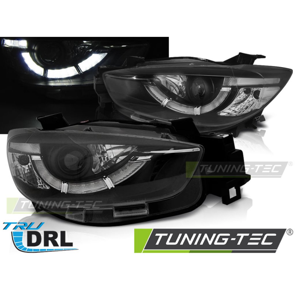 Přední světla s LED denními světly Mazda CX-5 11-15 černá