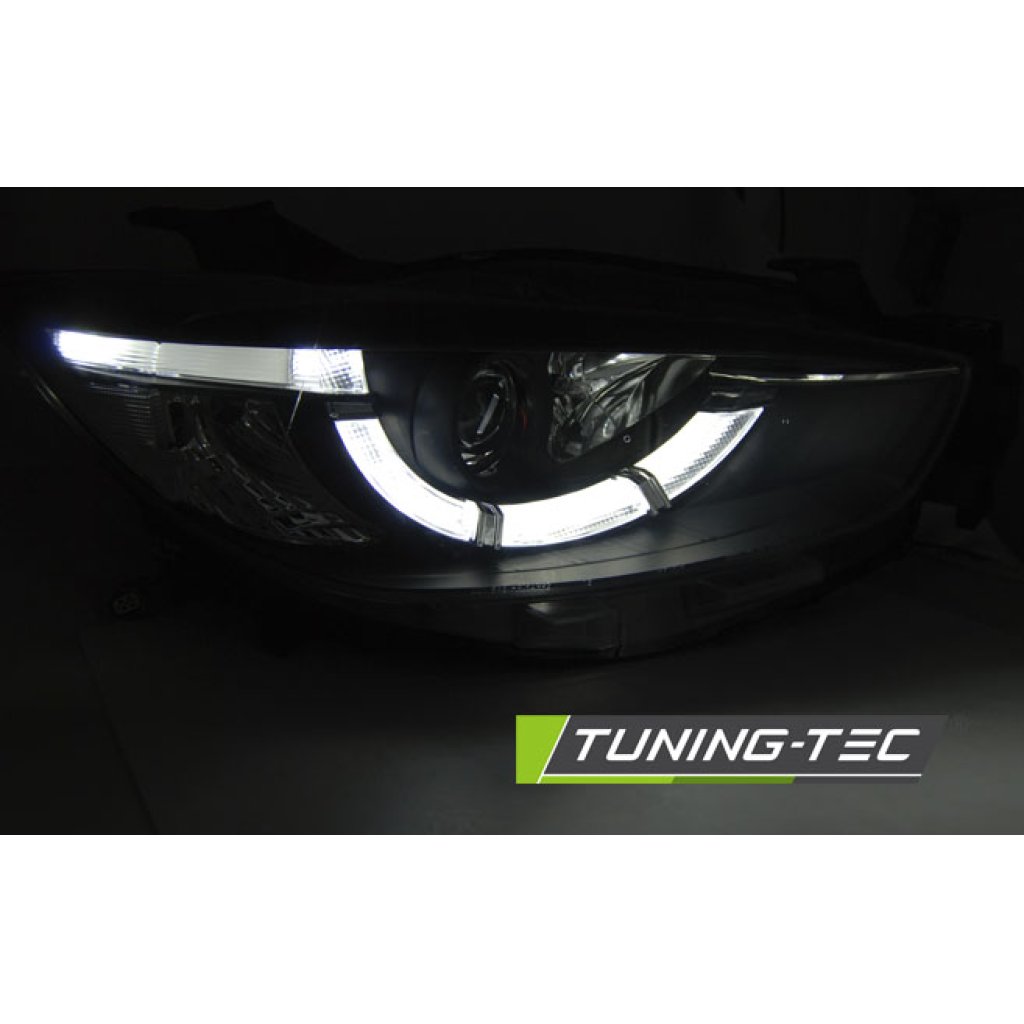 Přední světla s LED denními světly Mazda CX-5 11-15 Xenon D4S, AFS, černá