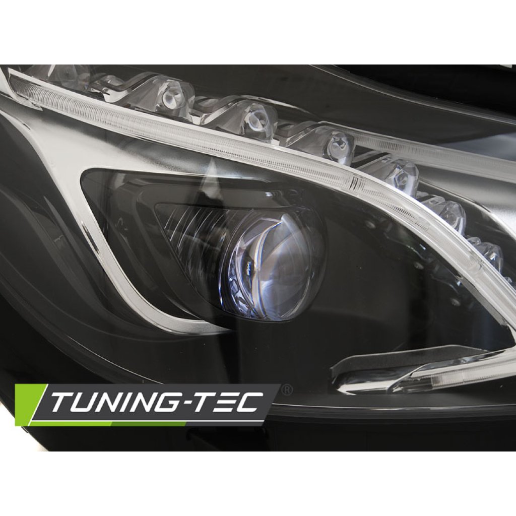 Přední světla s LED denními světly Mercedes-Benz E W212 13-16 černá