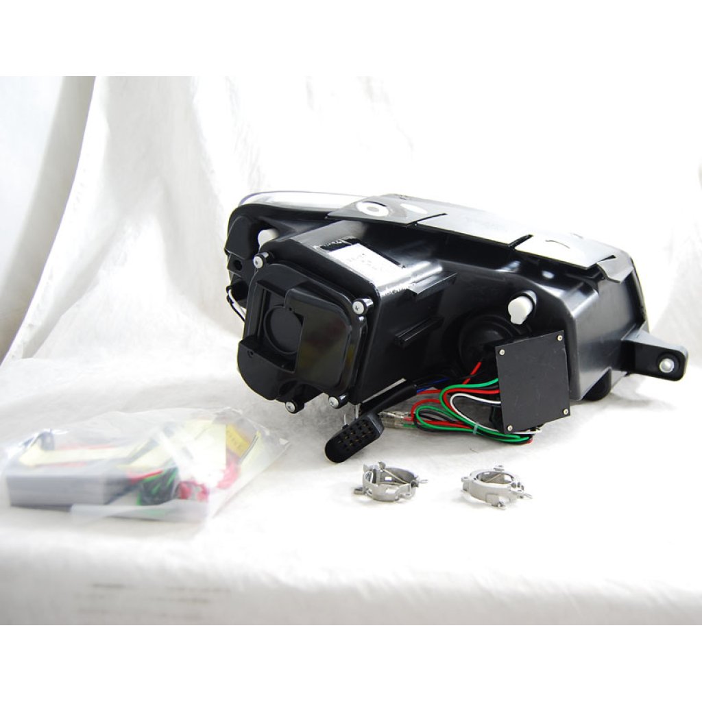 Přední světla s LED denními světly VW Passat 3C 05-10 chrom