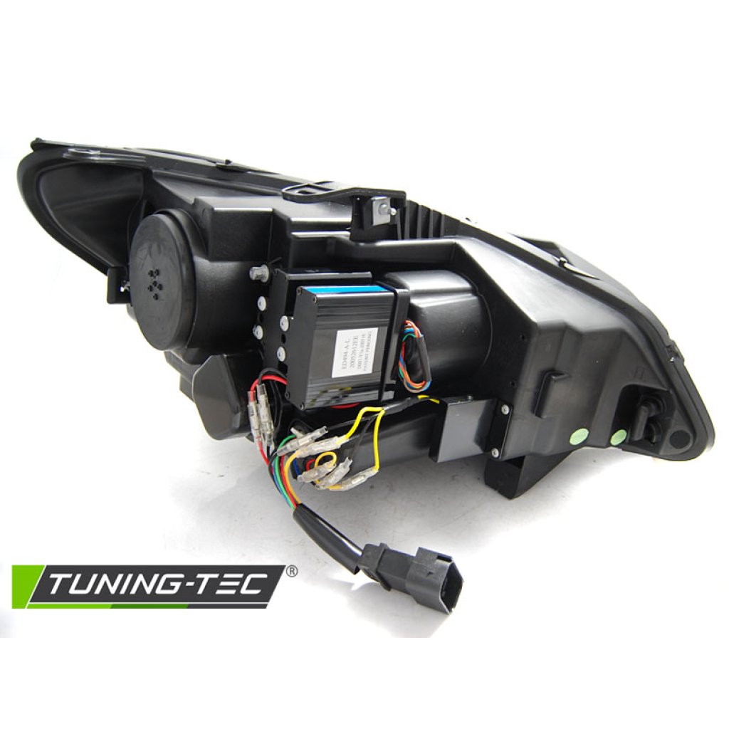 Přední světla s LED dynamickým blinkrem, 3D LED Angel Eyes DRL BMW Z4 E89 09-13 xenon AFS černá
