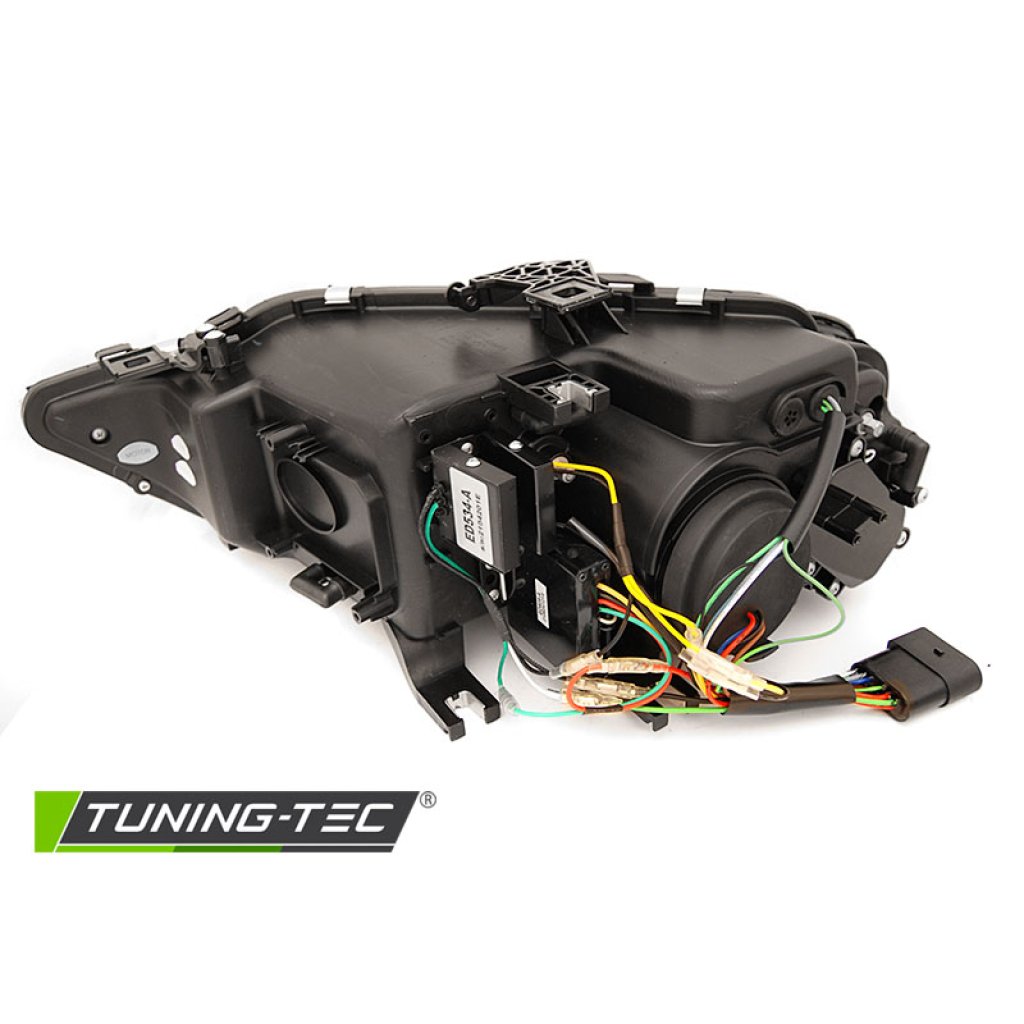 Přední světla s LED dynamickým blinkrem, denní svícení, pro AUDI A4 B8 12-15 xenon chromová
