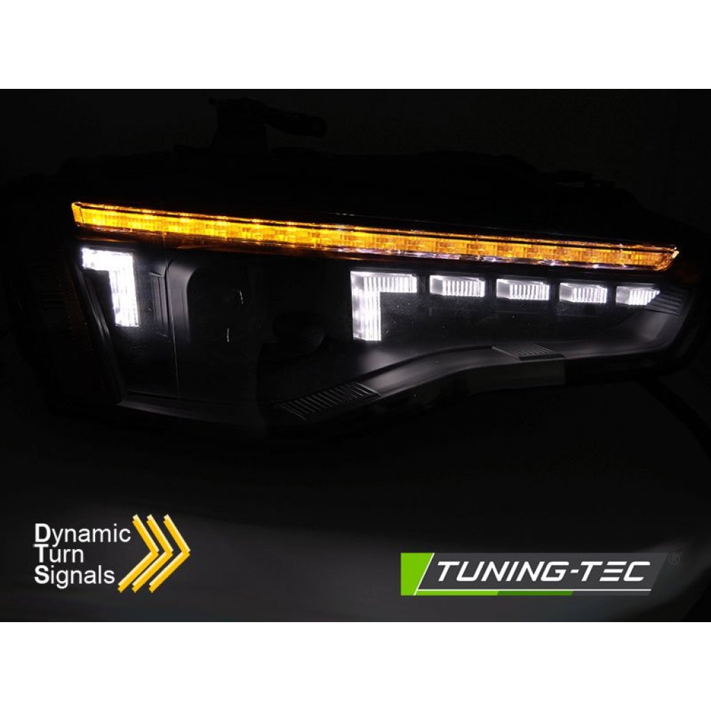 Přední světla s LED pro AUDI A5 2011-2016 černý