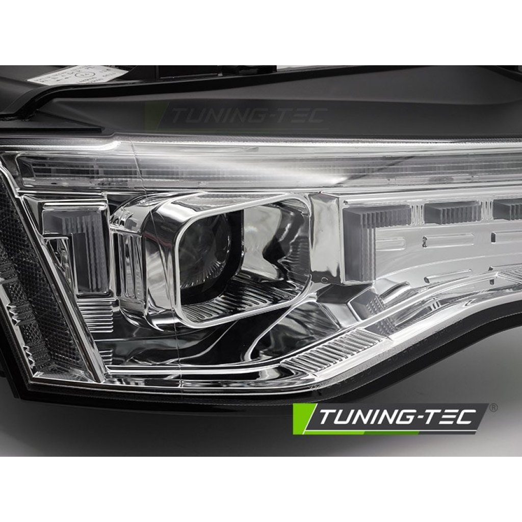 Přední světla s LED pro AUDI A5 2011-2016 chromová