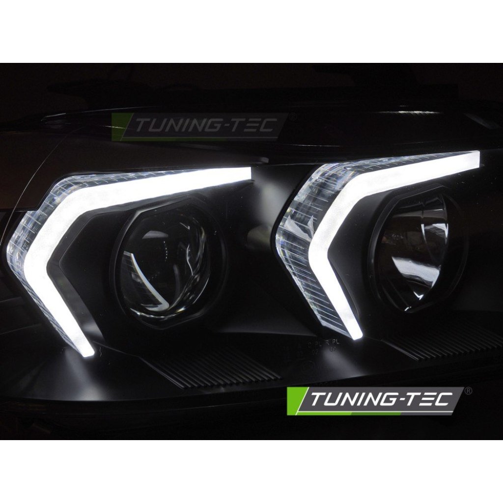 Přední světla s LED pro BMW E90/E91 2005-2008 černá