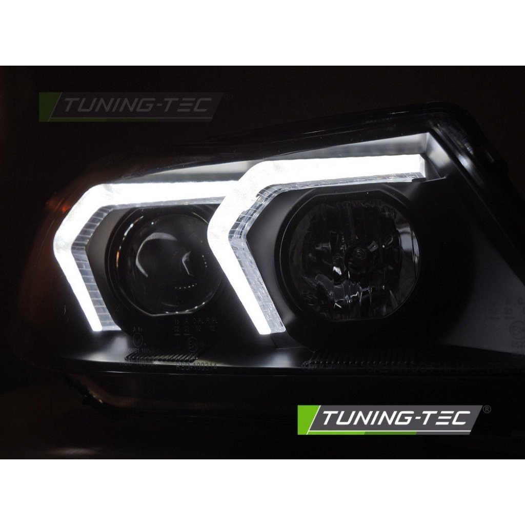 Přední světla s LED pro BMW E90/E91 2005-2008 černá