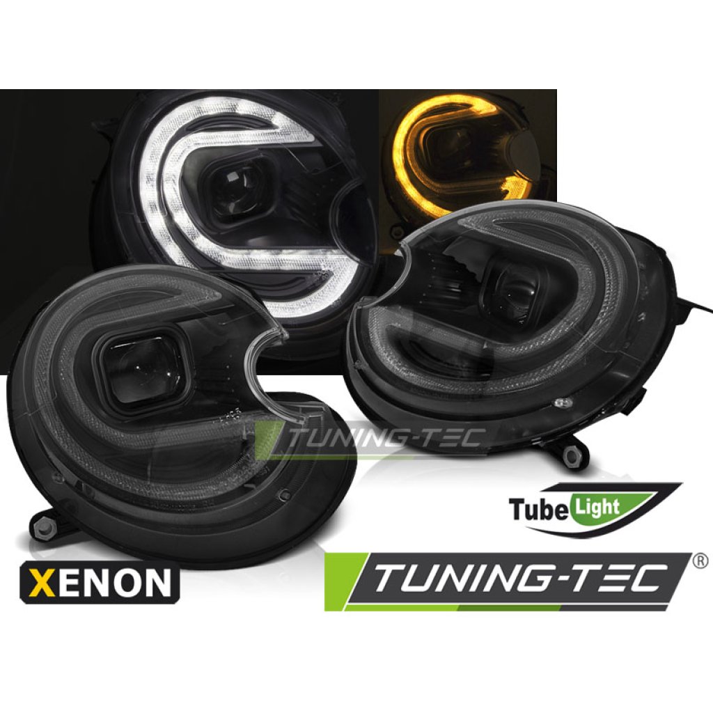 Přední světla s LED pro BMW MINI (COOPER) 06-14 xenon černé