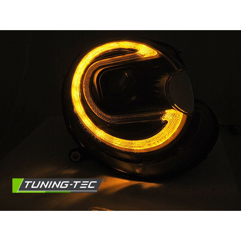 Přední světla s LED pro BMW MINI (COOPER) 06-14 xenon černé