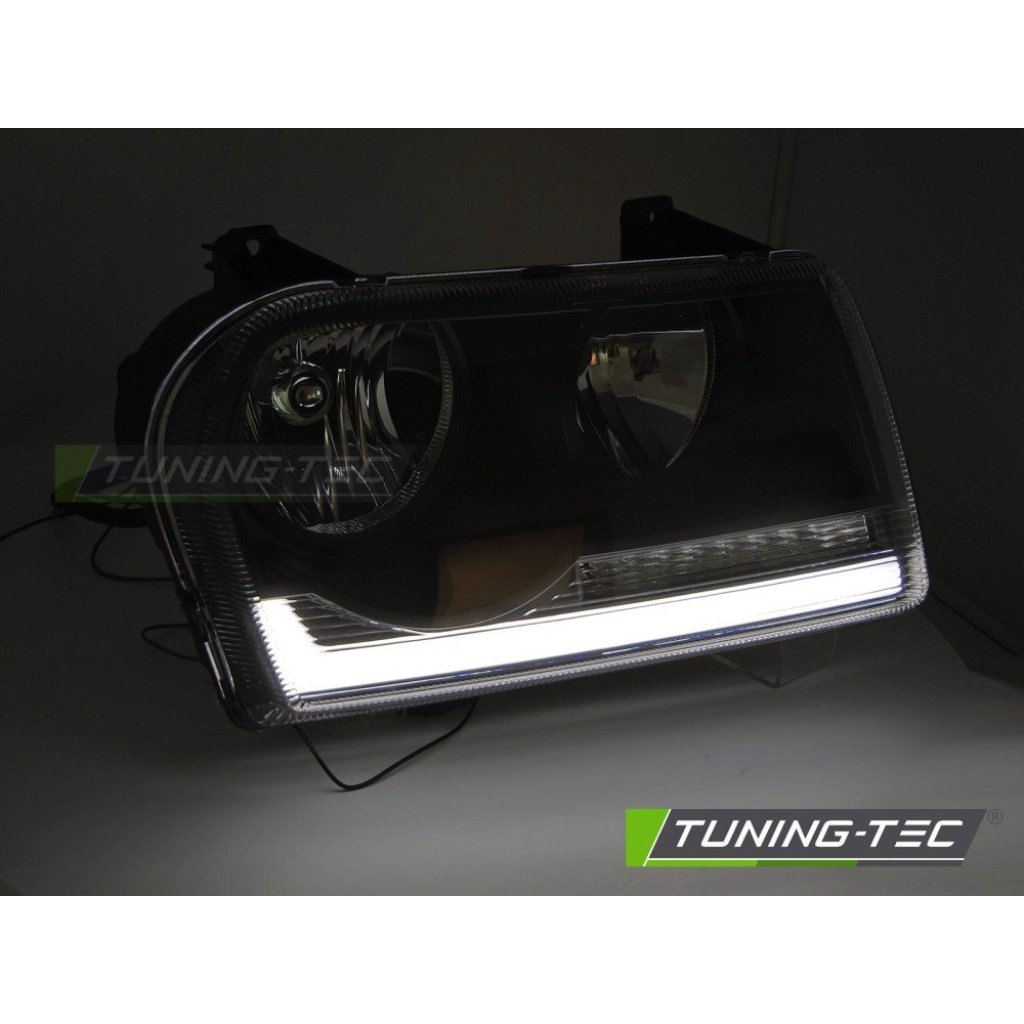 Přední světla s LED pro CHRYSLER 300 2005-2008 černá