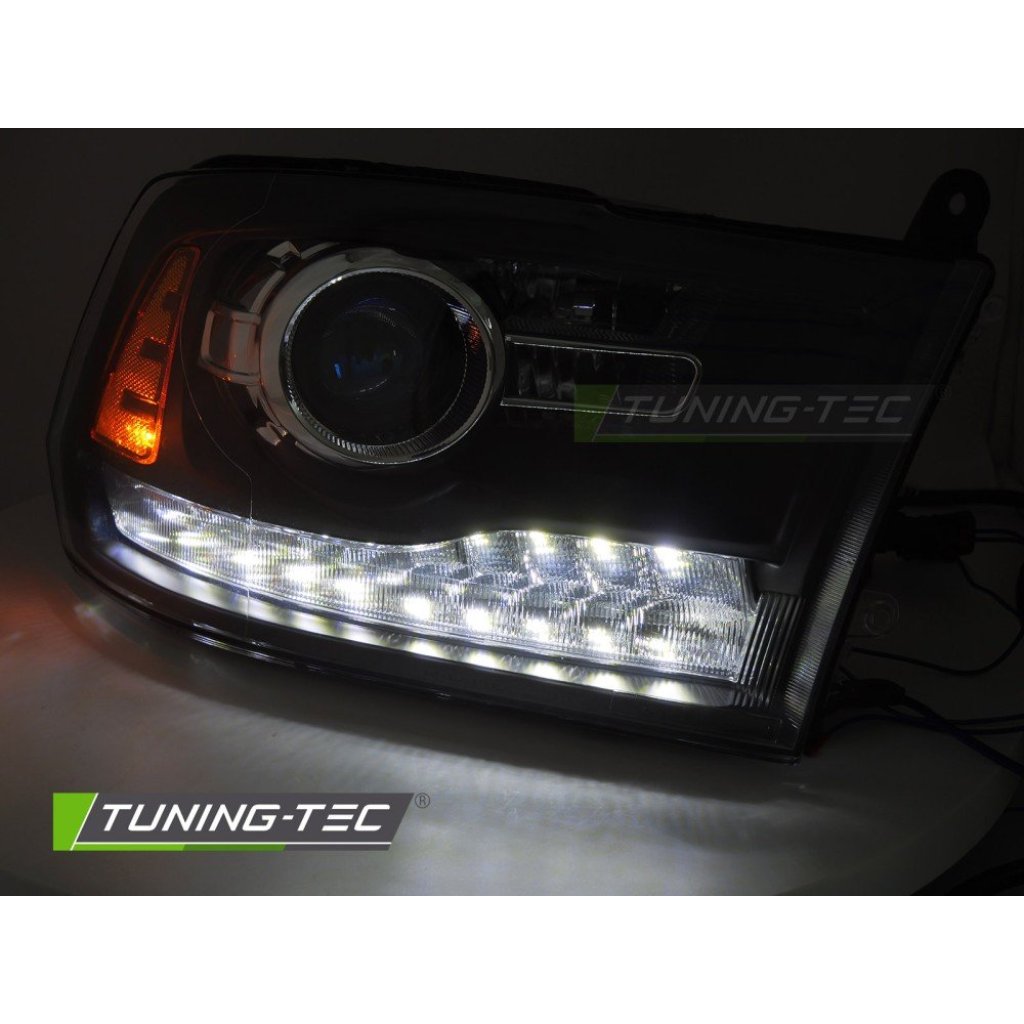 Přední světla s LED pro DODGE RAM 2009-2018 černá