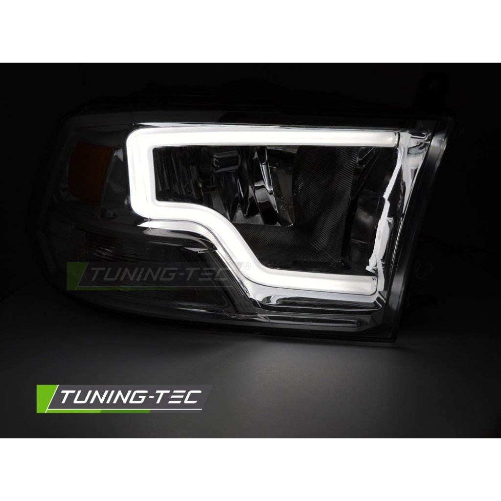 Přední světla s LED pro DODGE RAM 2009-2018 chrom