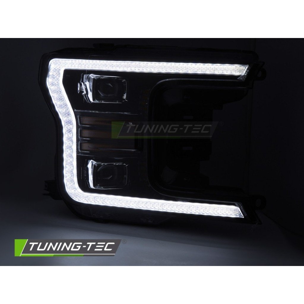 Přední světla s LED pro Ford F150 MK13 2017-2020 černá