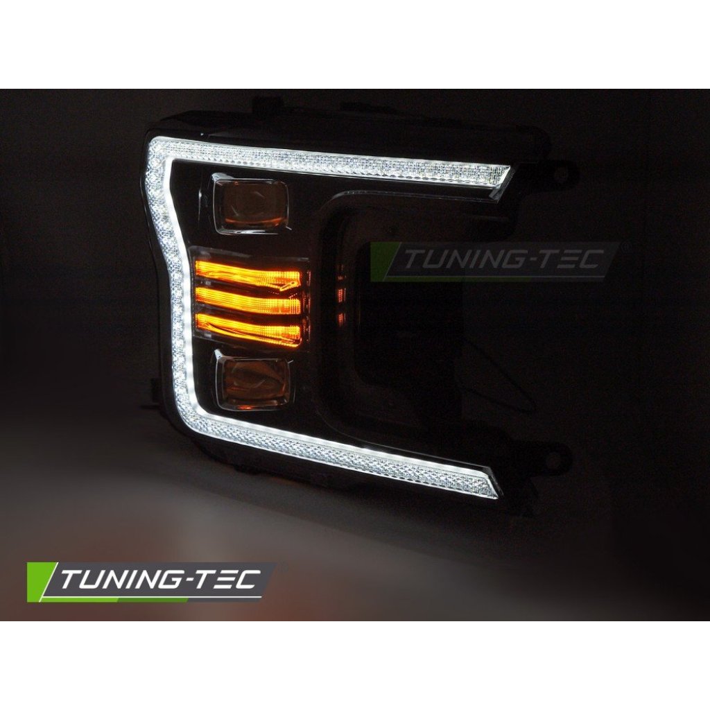 Přední světla s LED pro Ford F150 MK13 2017-2020 černá