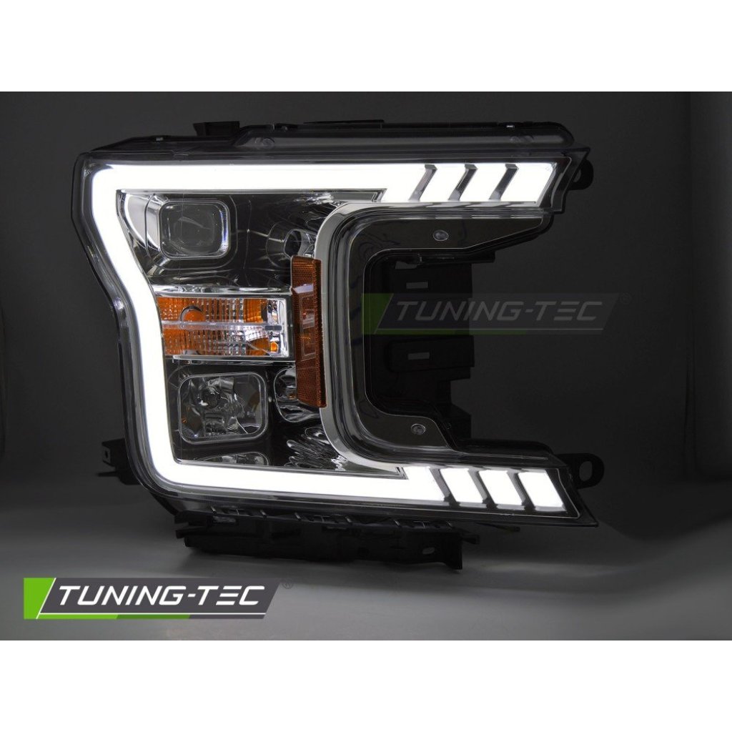 Přední světla s LED pro FORD F150 MK13 2017-2020 chrom