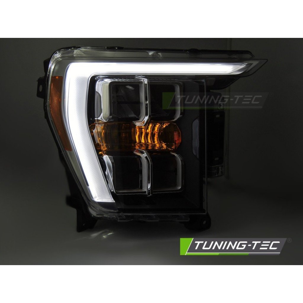 Přední světla s LED pro Ford F150 MK14 2020-2023 černá