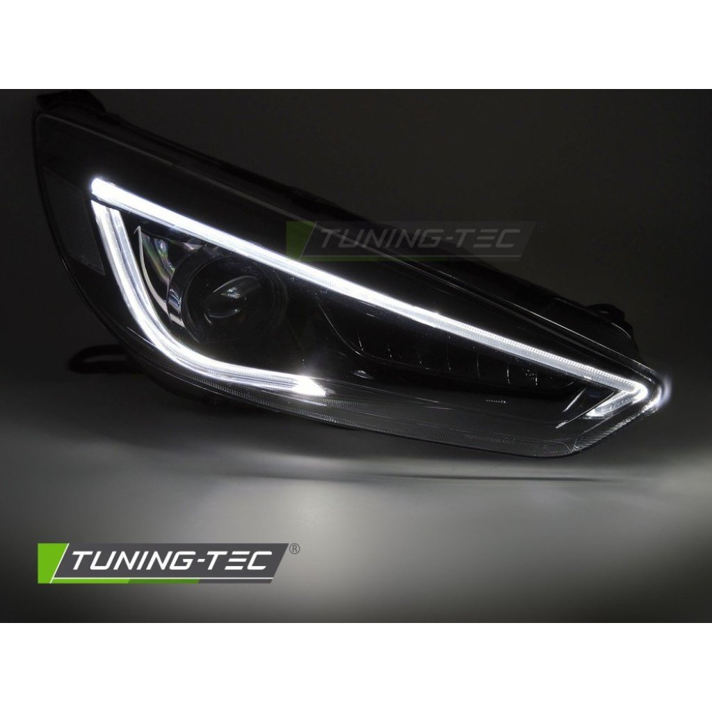 Přední světla s LED pro Ford FOCUS MK3 2014-2018 černá