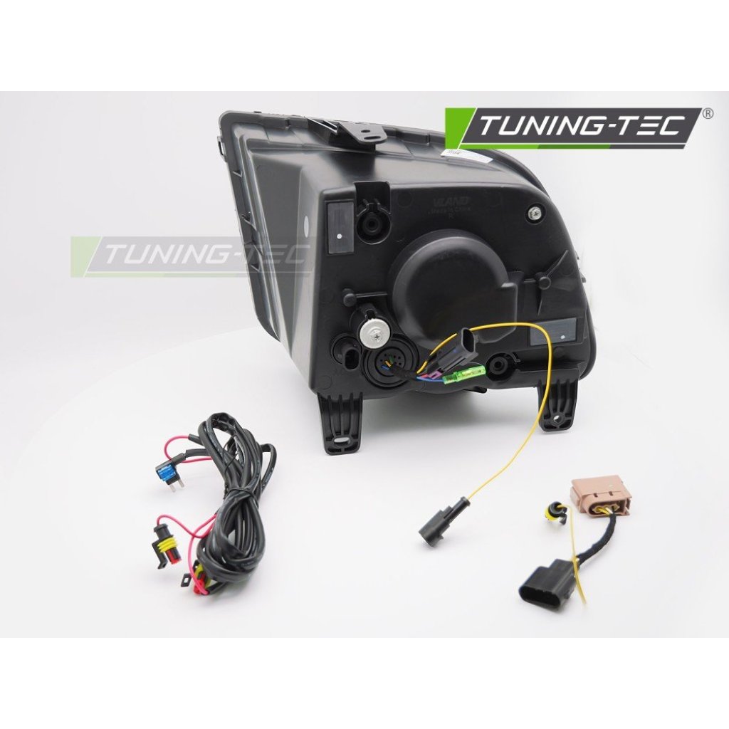 Přední světla s LED pro FORD MUSTANG 2004-2009 černá