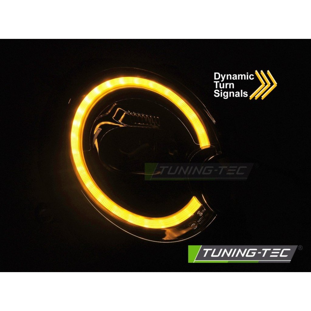 Přední světla s LED pro MINI R55 / R56 / R57 / R59 2014-2021 chromová