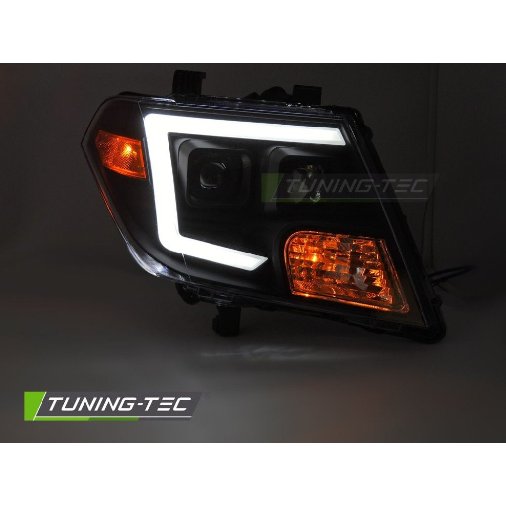 Přední světla s LED pro NISSAN FRONTIER 2010-2014 černá
