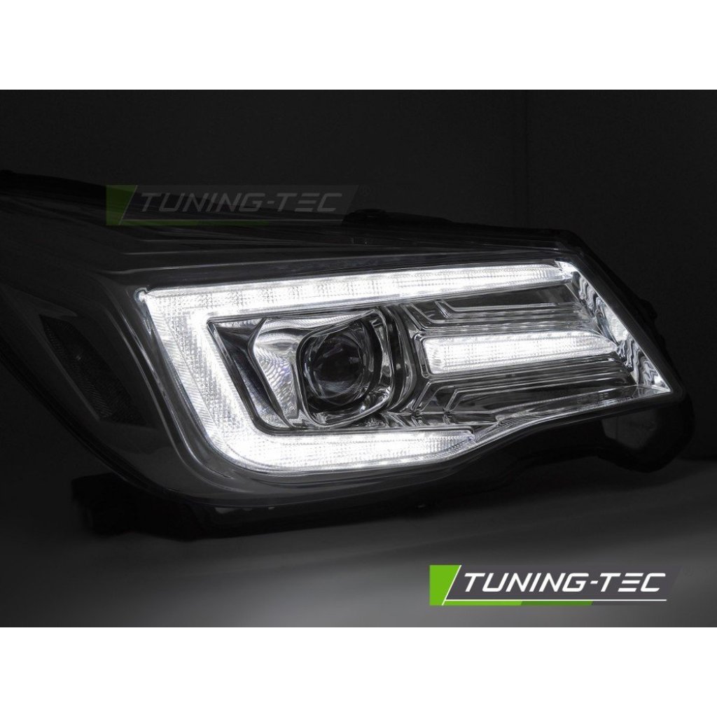 Přední světla s LED pro SUBARU FORESTER IV 2013-2018 xenon chromová