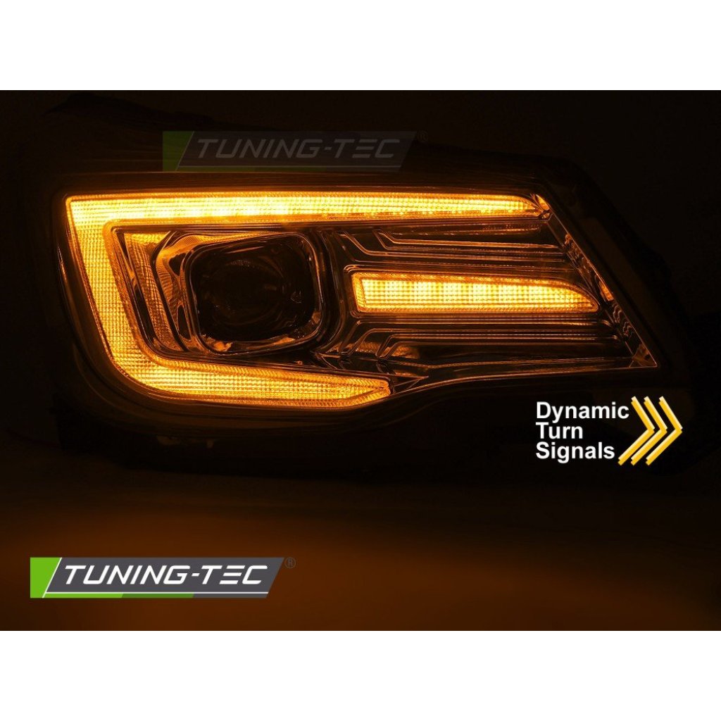 Přední světla s LED pro SUBARU FORESTER IV 2013-2018 xenon chromová