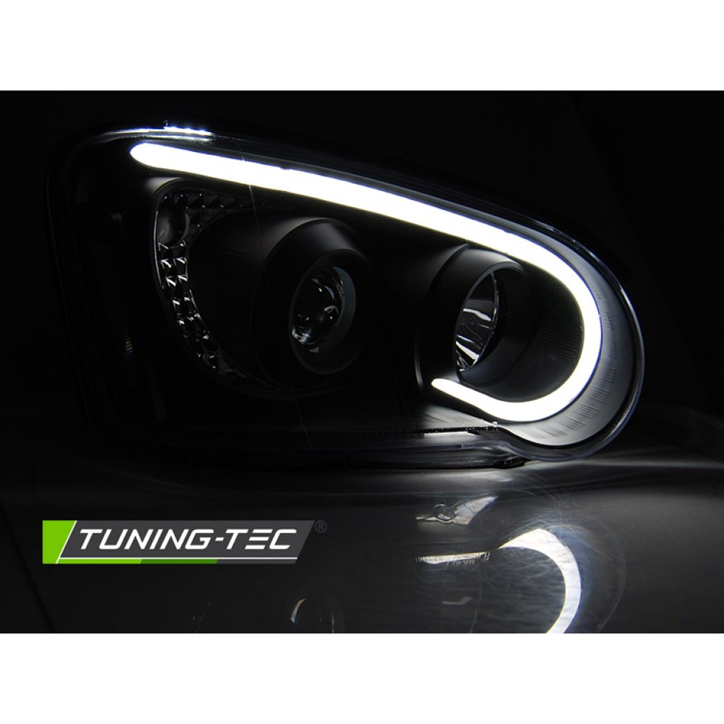 Přední světla s LED pro Subaru Impreza II GD 03-05 černá