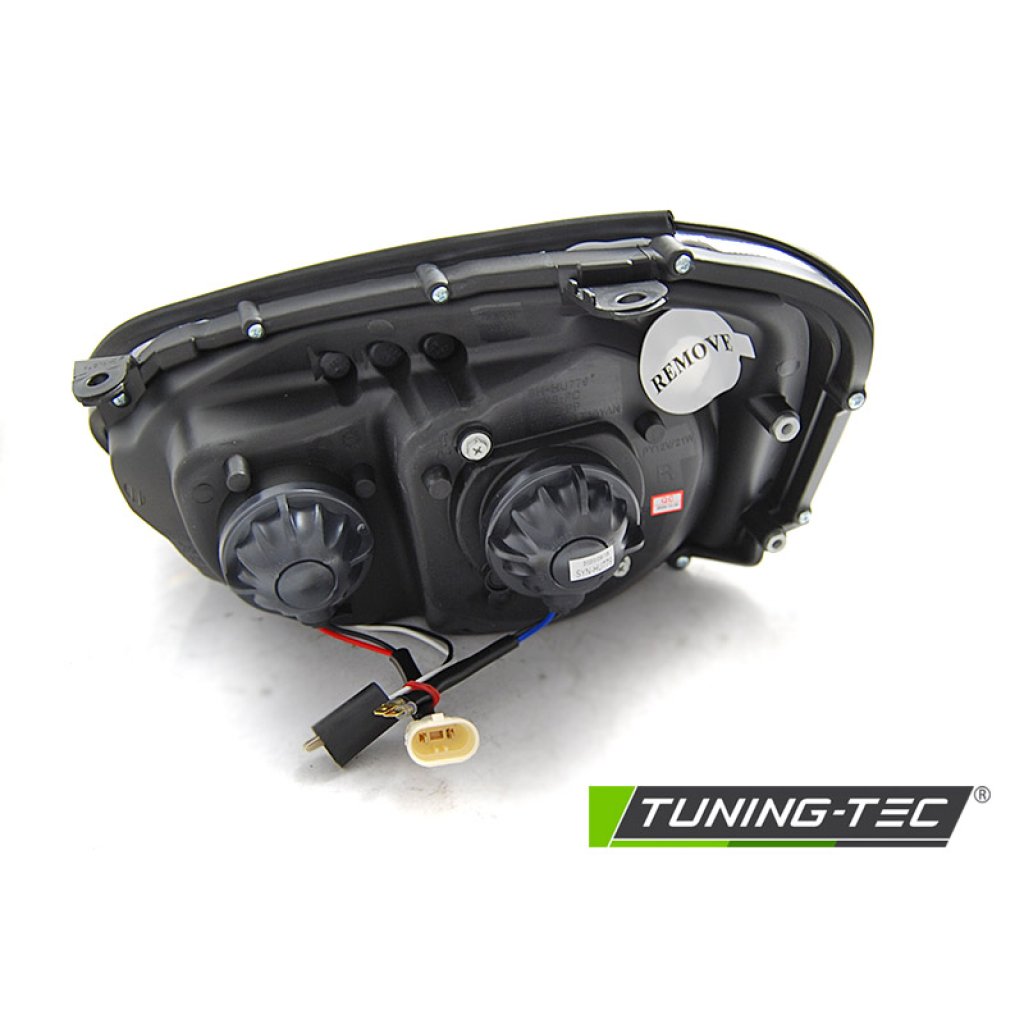 Přední světla s LED pro Subaru Impreza II GD 03-05 černá