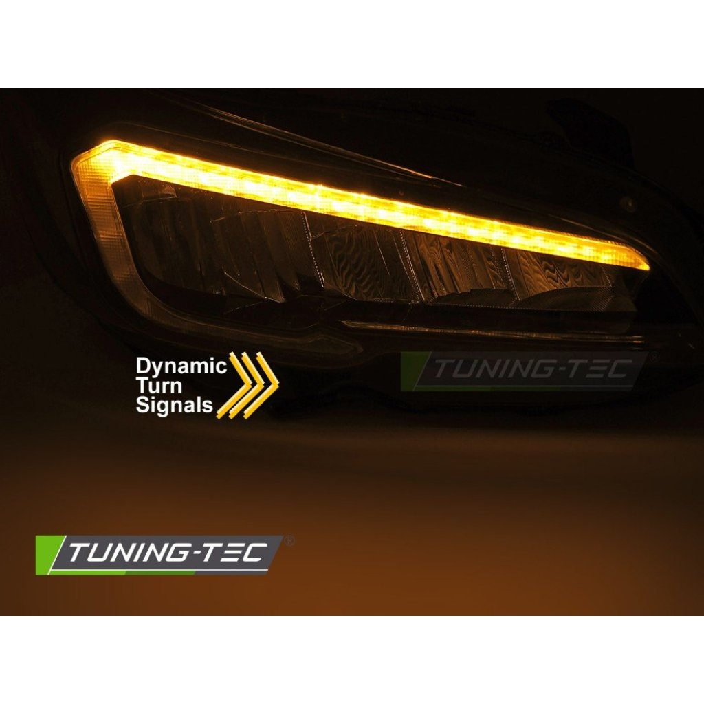 Přední světla s LED pro SUBARU WRX 2008-2014 černá