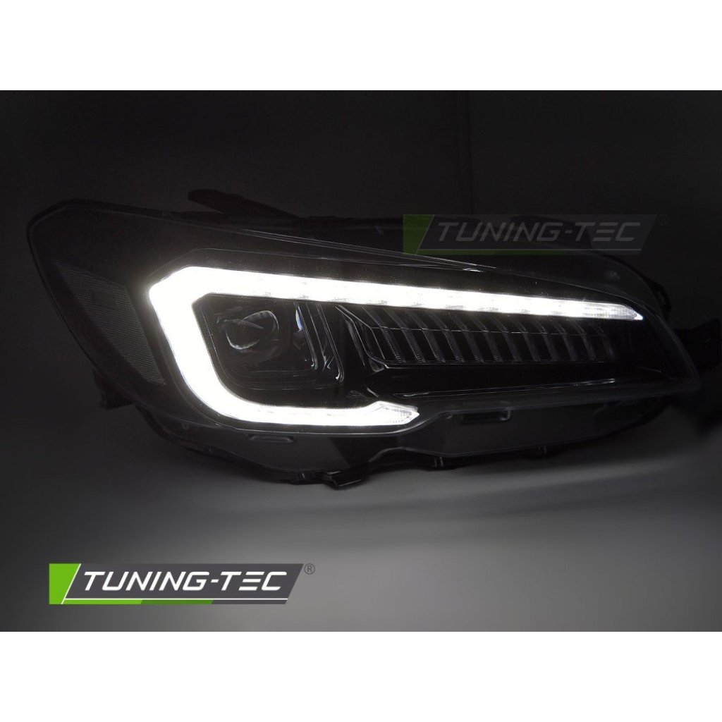 Přední světla s LED pro SUBARU WRX 2014-2022 černá