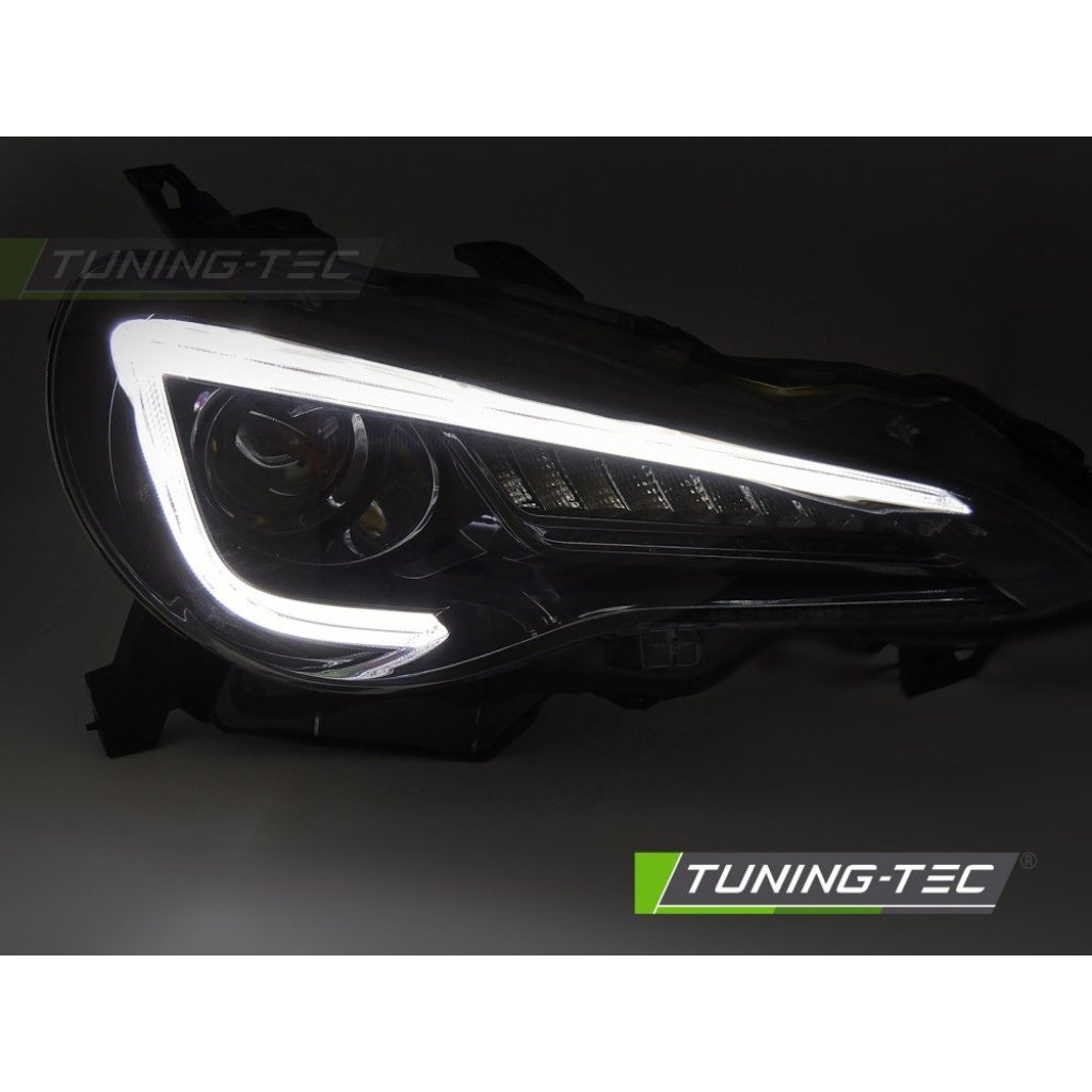 Přední světla s LED pro TOYOTA GT86 2012-2021 černá
