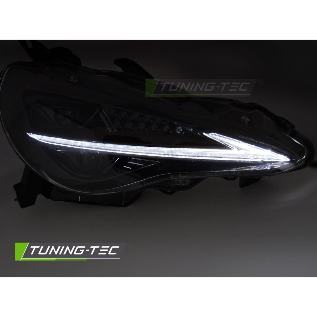 Přední světla s LED pro TOYOTA GT86 2012-2021 černá