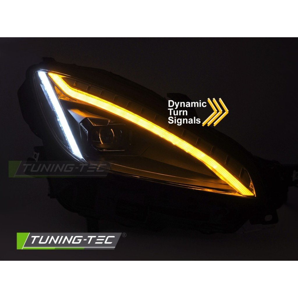 Přední světla s LED pro TOYOTA GT86 2021- černá