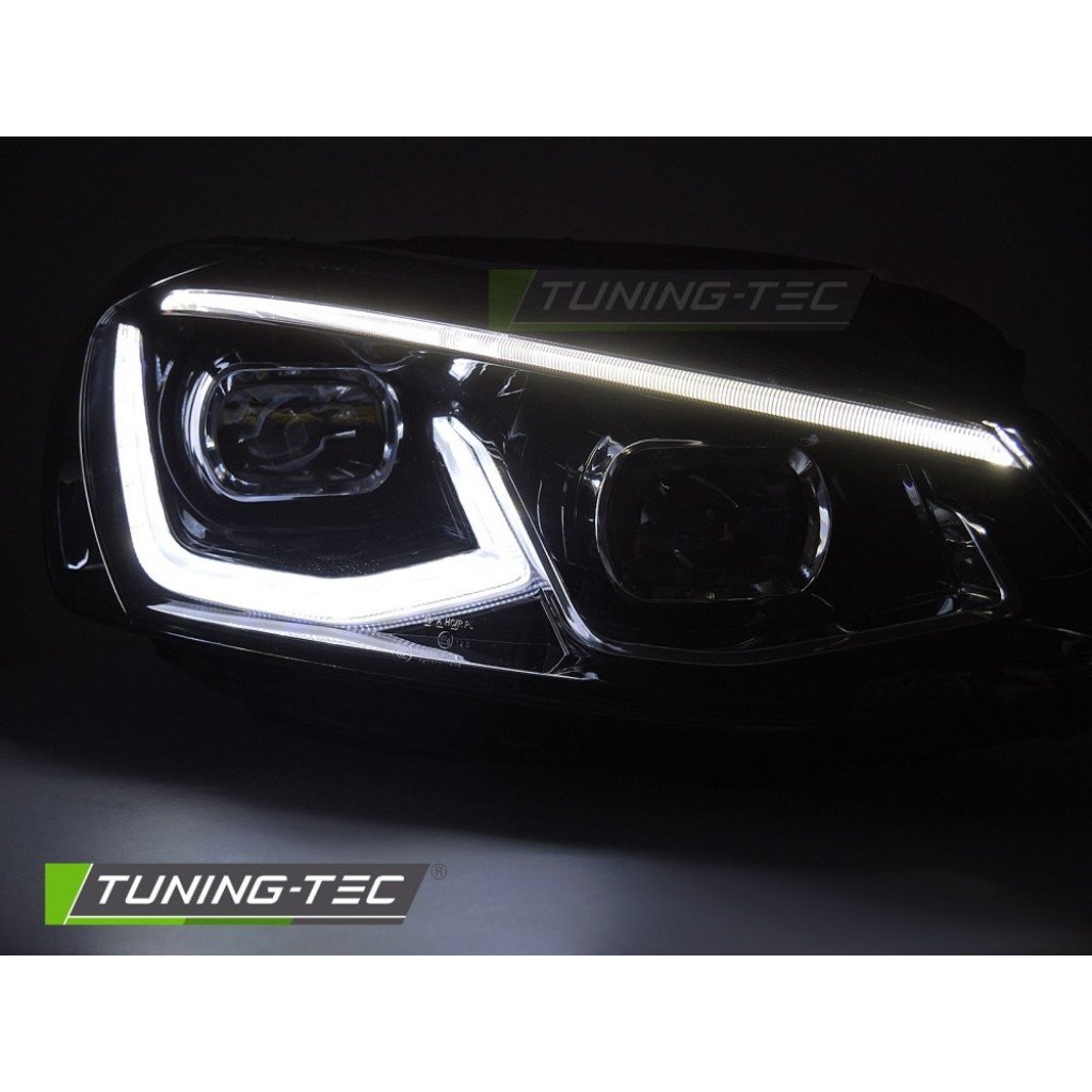 Přední světla s LED pro VW Golf 7 2013-2017 černá