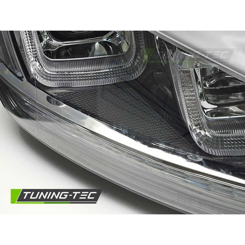 Přední světla s LED pro VW GOLF 7 2013-2017 chrom line