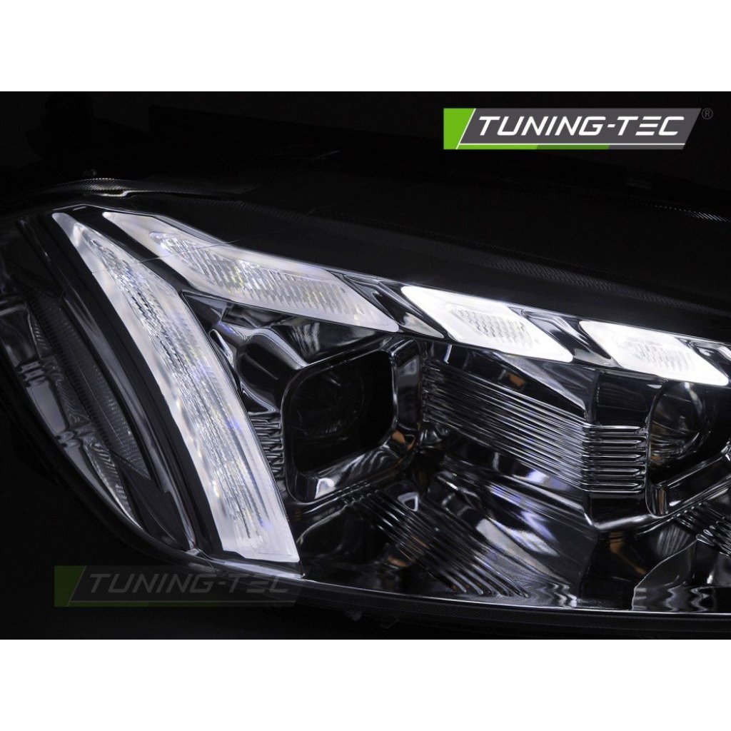 Přední světla s LED pro VW Golf 7 2017-2019 chromová