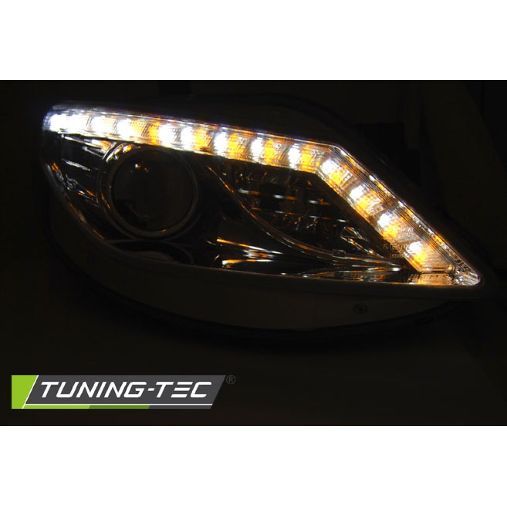 Přední světla s LED SEAT Ibiza 6J 08-12 LED blinkr chromová