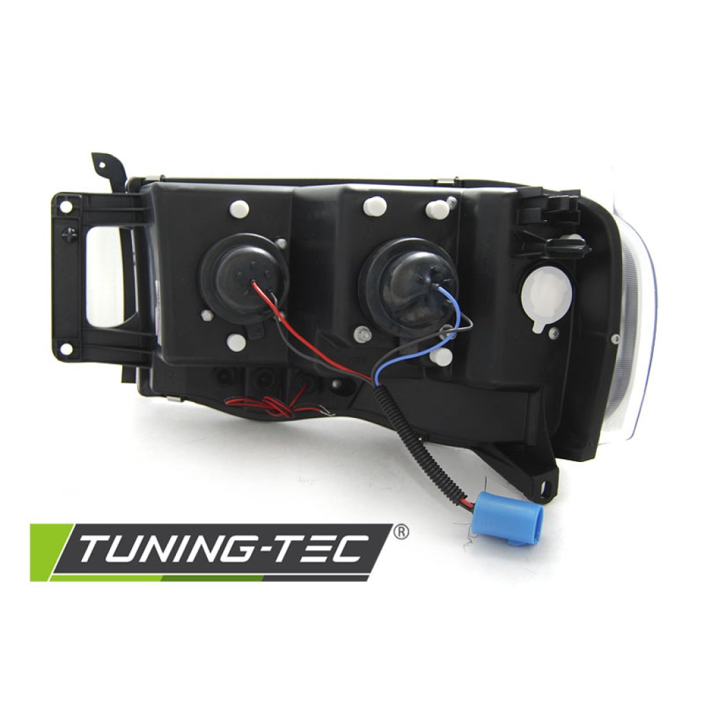 Přední světla s LED tube Dodge RAM 02-06 černá