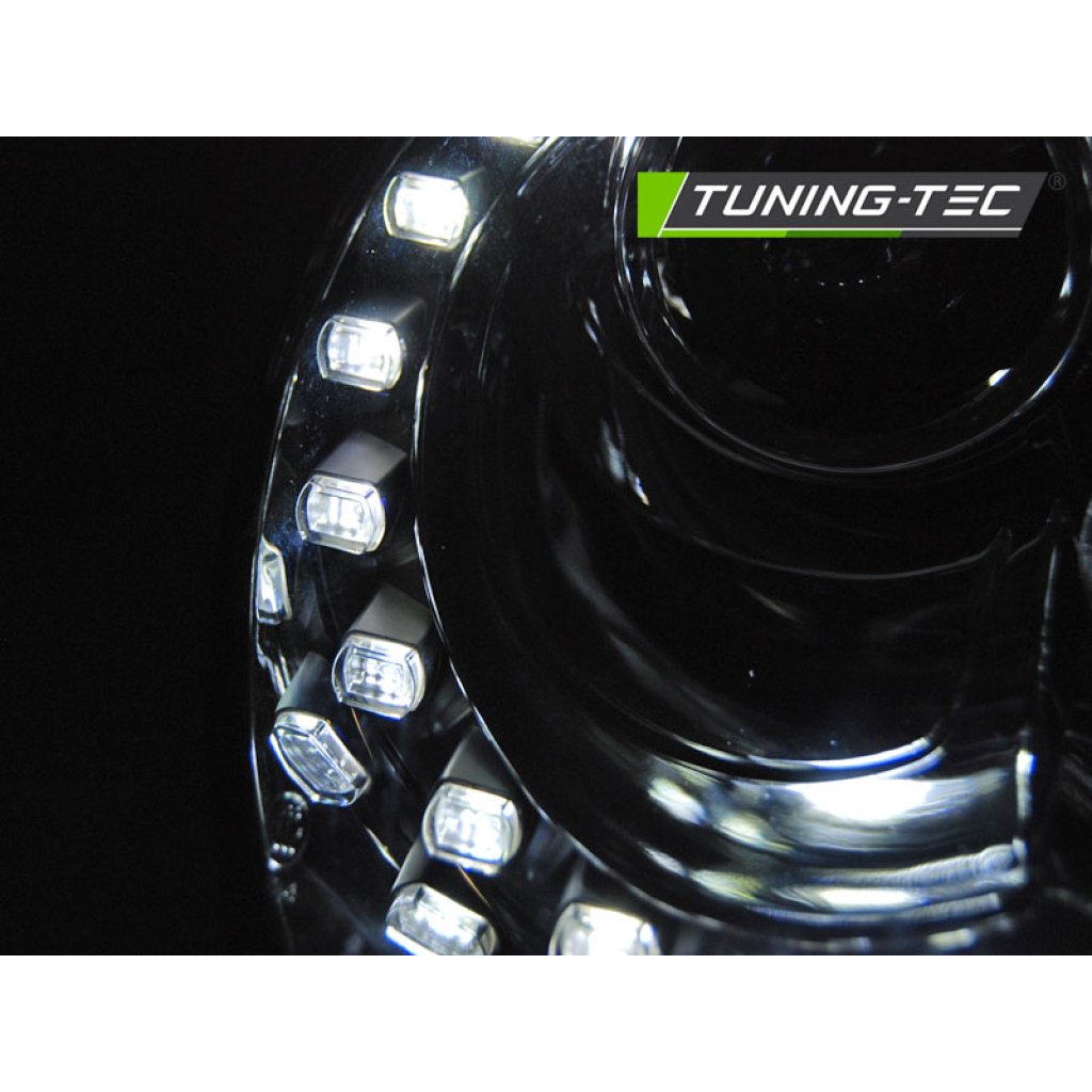 Přední světla s LED VW New Beetle 06-11 chrom