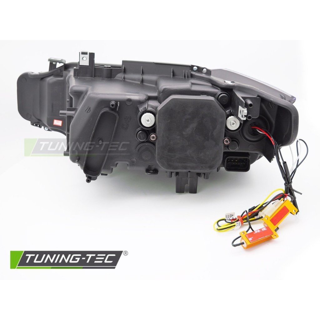 Přední světla s U-TYPE LED pro BMW F30/F31 2011-2015 černá