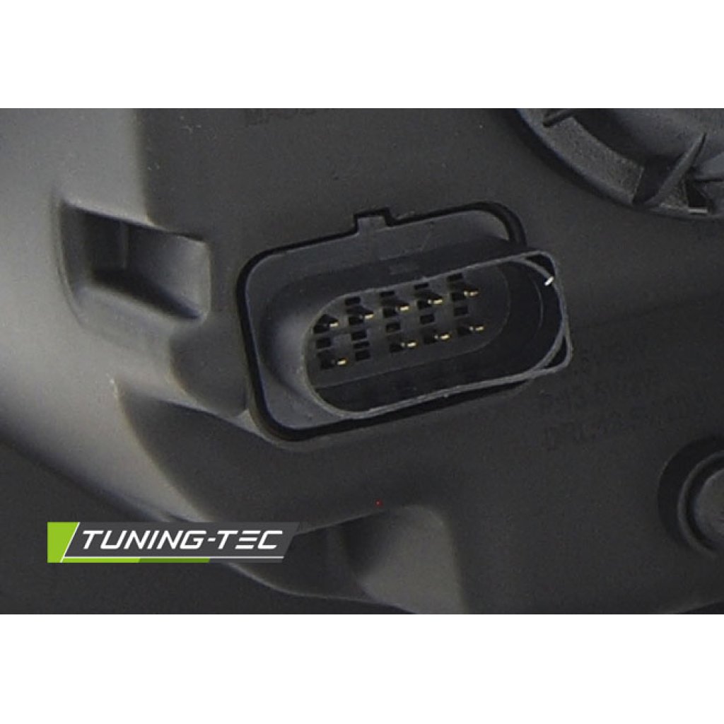 Přední světla TubeLights s LED denními světly VW T6 černá
