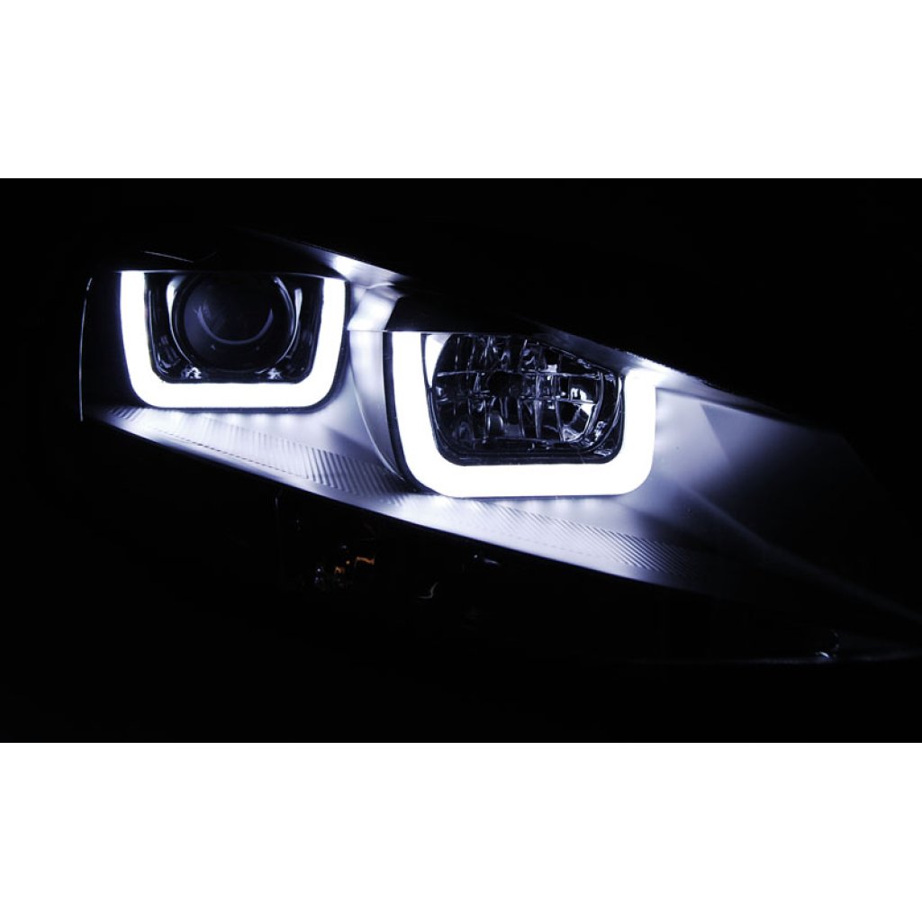 Přední světla U-LED BAR denní světla VW Golf 7 12- černá