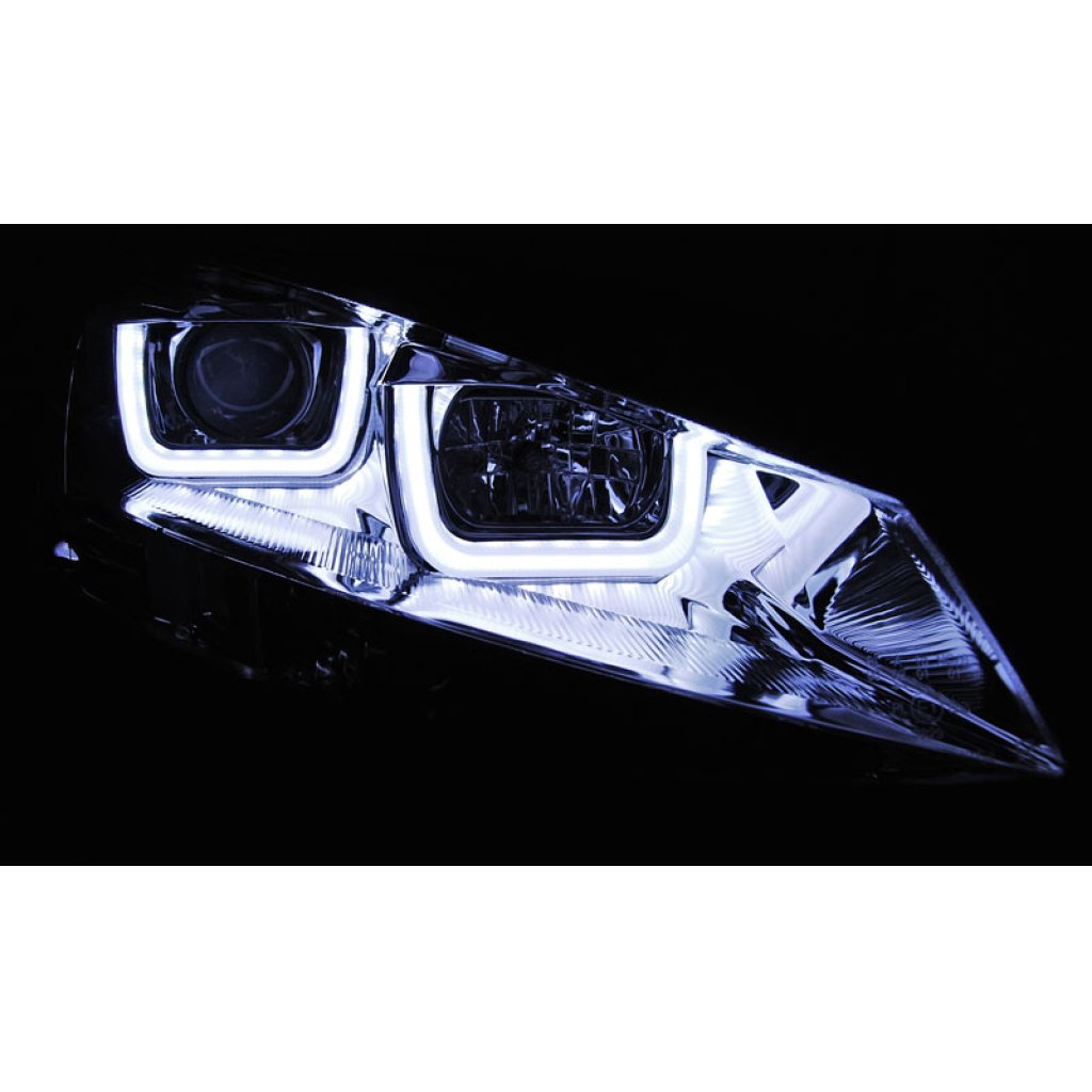 Přední světla U-LED BAR denní světla VW Golf 7 12- chrom