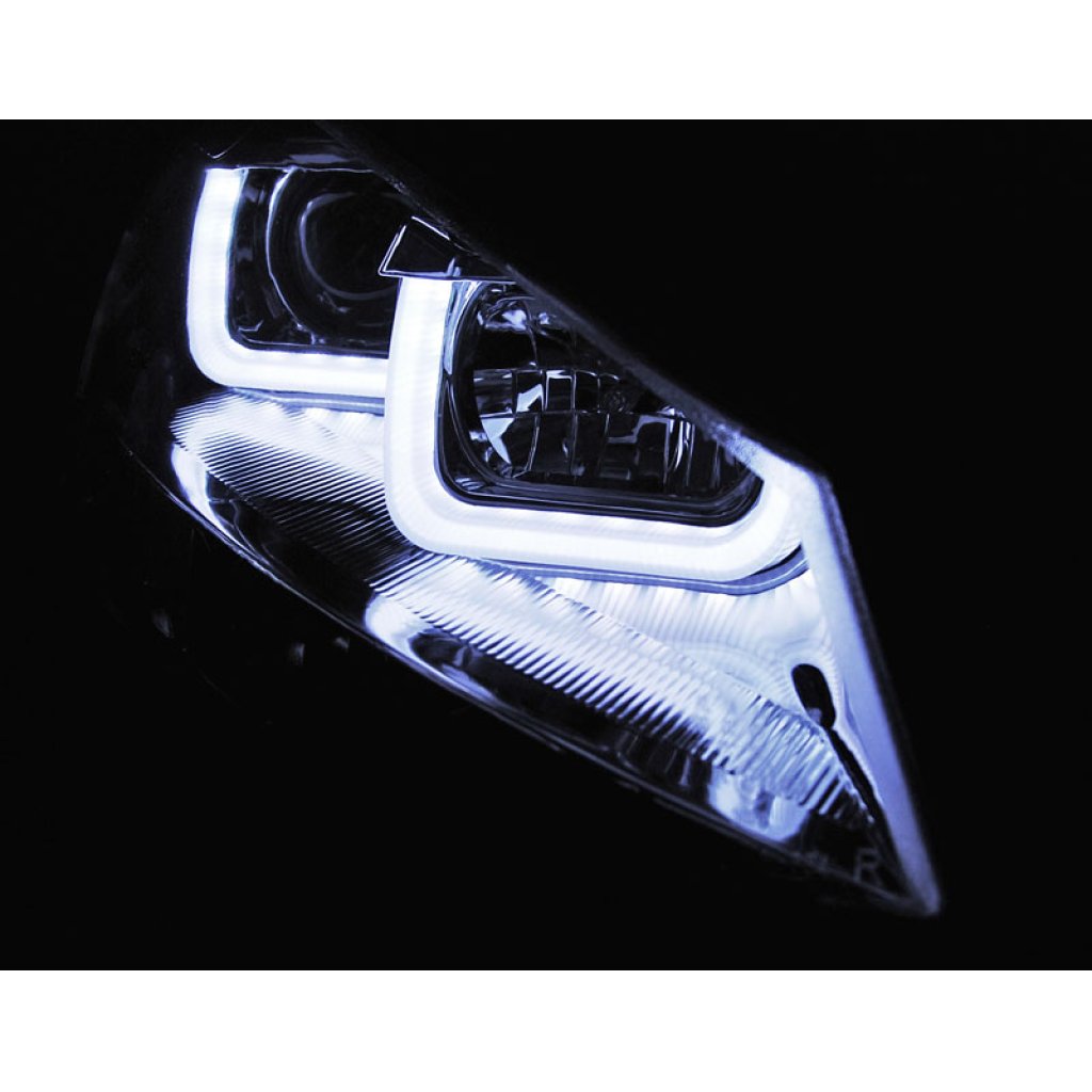 Přední světla U-LED BAR denní světla VW Golf 7 12- chrom