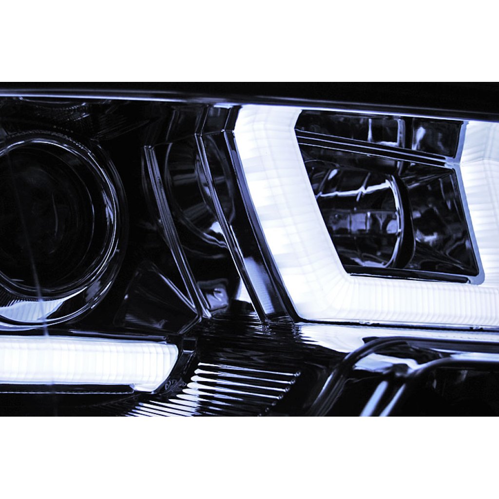 Přední světla U-LED BAR denní světla VW T5 10- chrom
