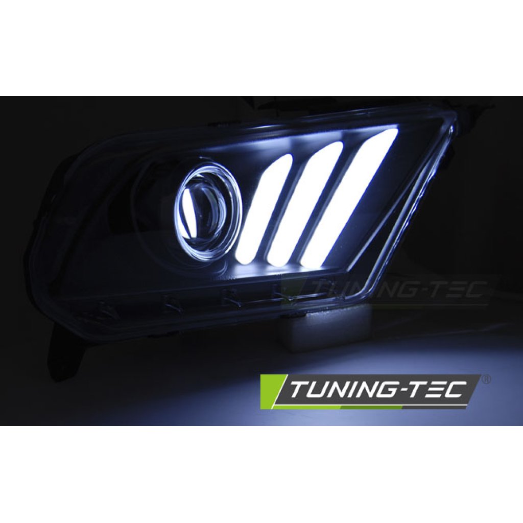 Přední světla U-LED BAR DTS Ford Mustang V 10-13 černá