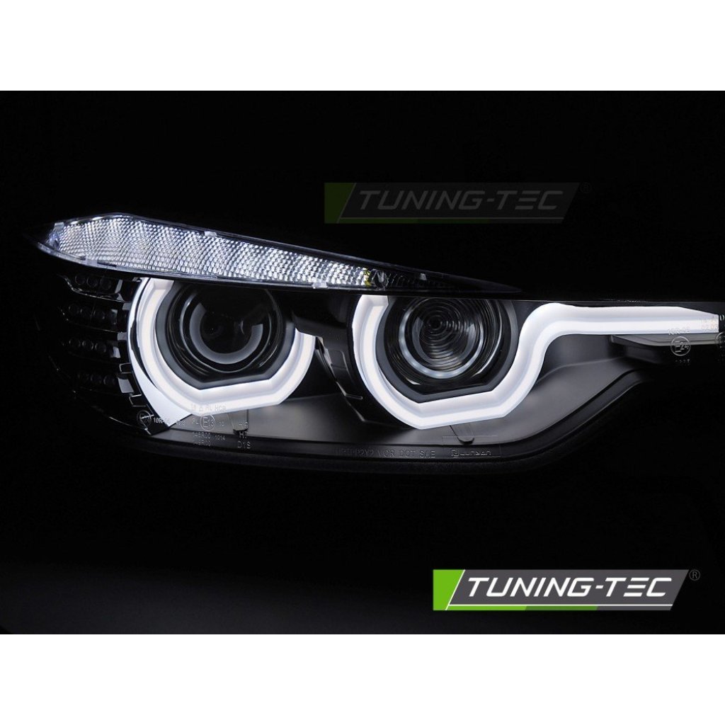 Přední světla U-TYPE LED pro BMW F30/F31 2011-2015 xenon černá