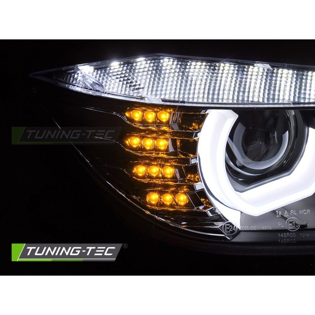 Přední světla U-TYPE LED pro BMW F30/F31 2011-2015 xenon černá