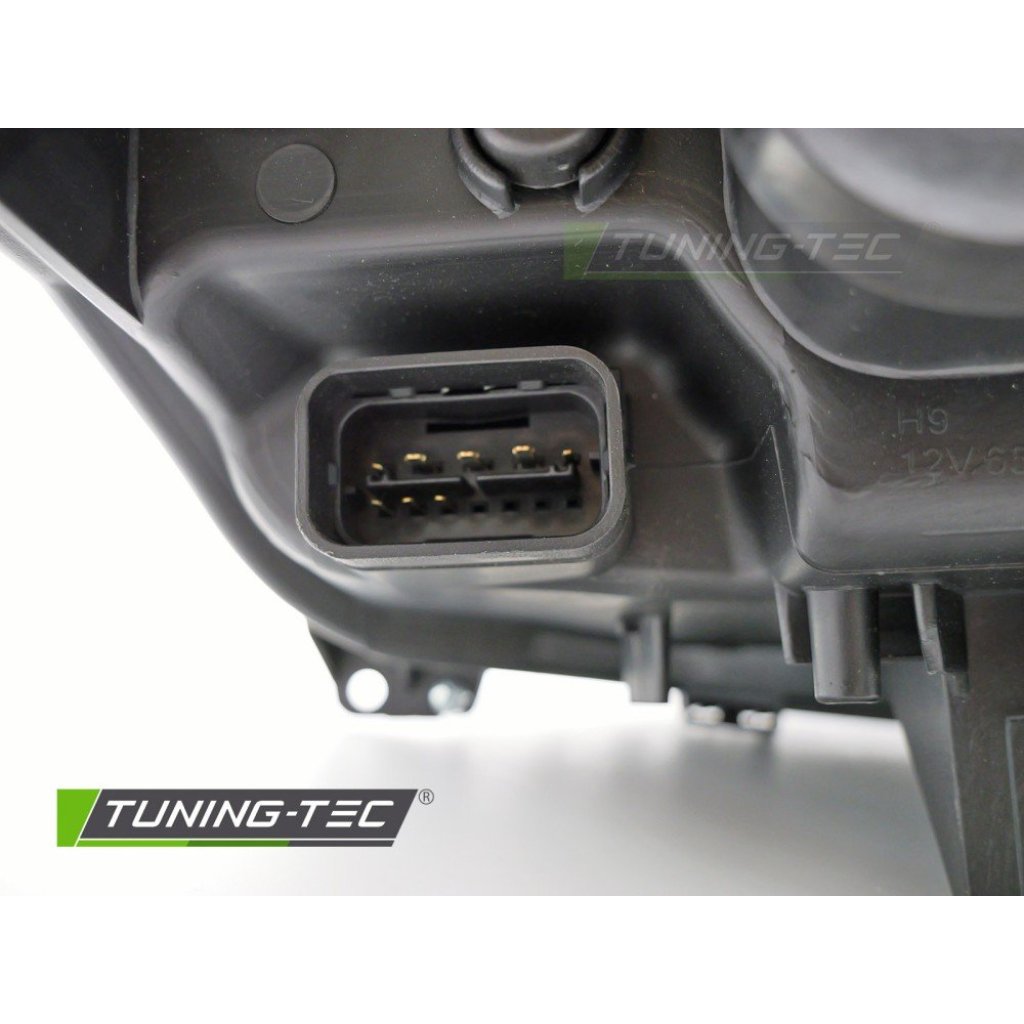 Přední světla U-TYPE LED pro BMW F30/F31 2011-2015 xenon chromová